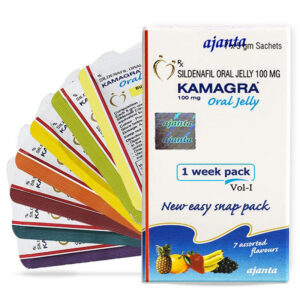 Kamagra Oral Jelly 100mg/7包 液態果凍威而鋼 7種口味 台灣官網正品