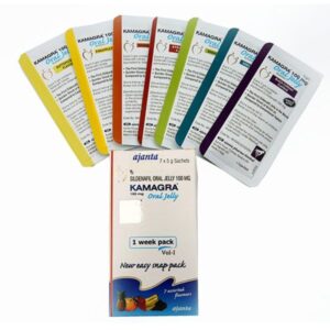 Alternative view of Kamagra Oral Jelly 100mg/7包 液態果凍威而鋼 7種口味  台灣官網正品